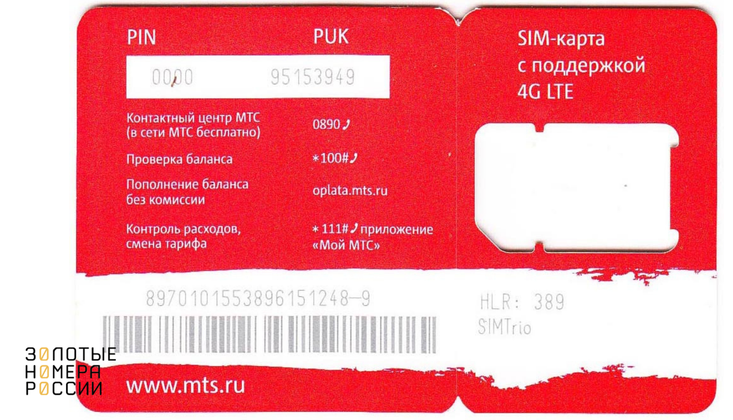 Что означают коды HLR и MSISDN